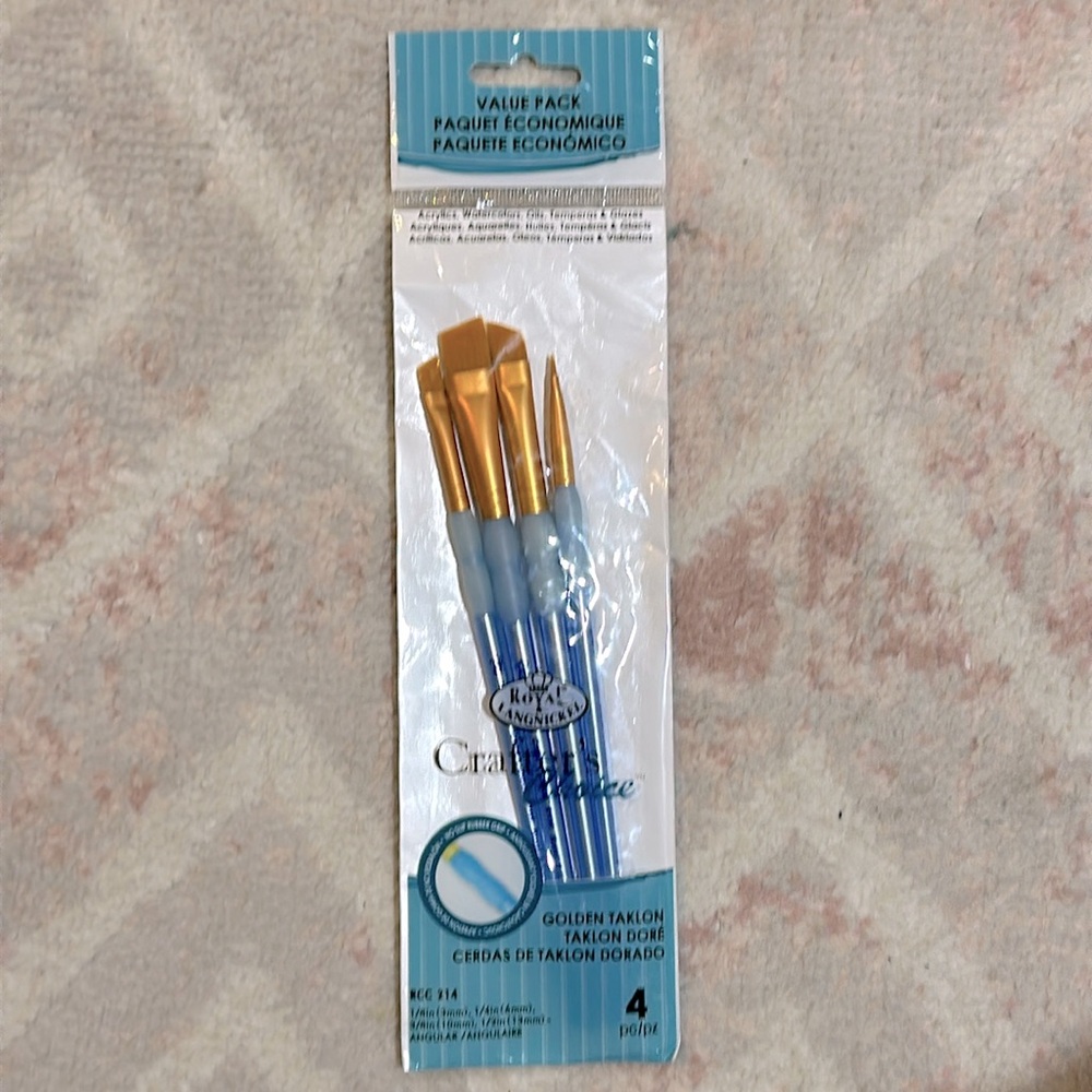 5/$25 Crafters Choice Paint brushes